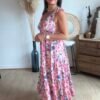 Robe longue fleurie - Modèle Lény