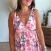 Robe longue fleurie - Modèle Lény