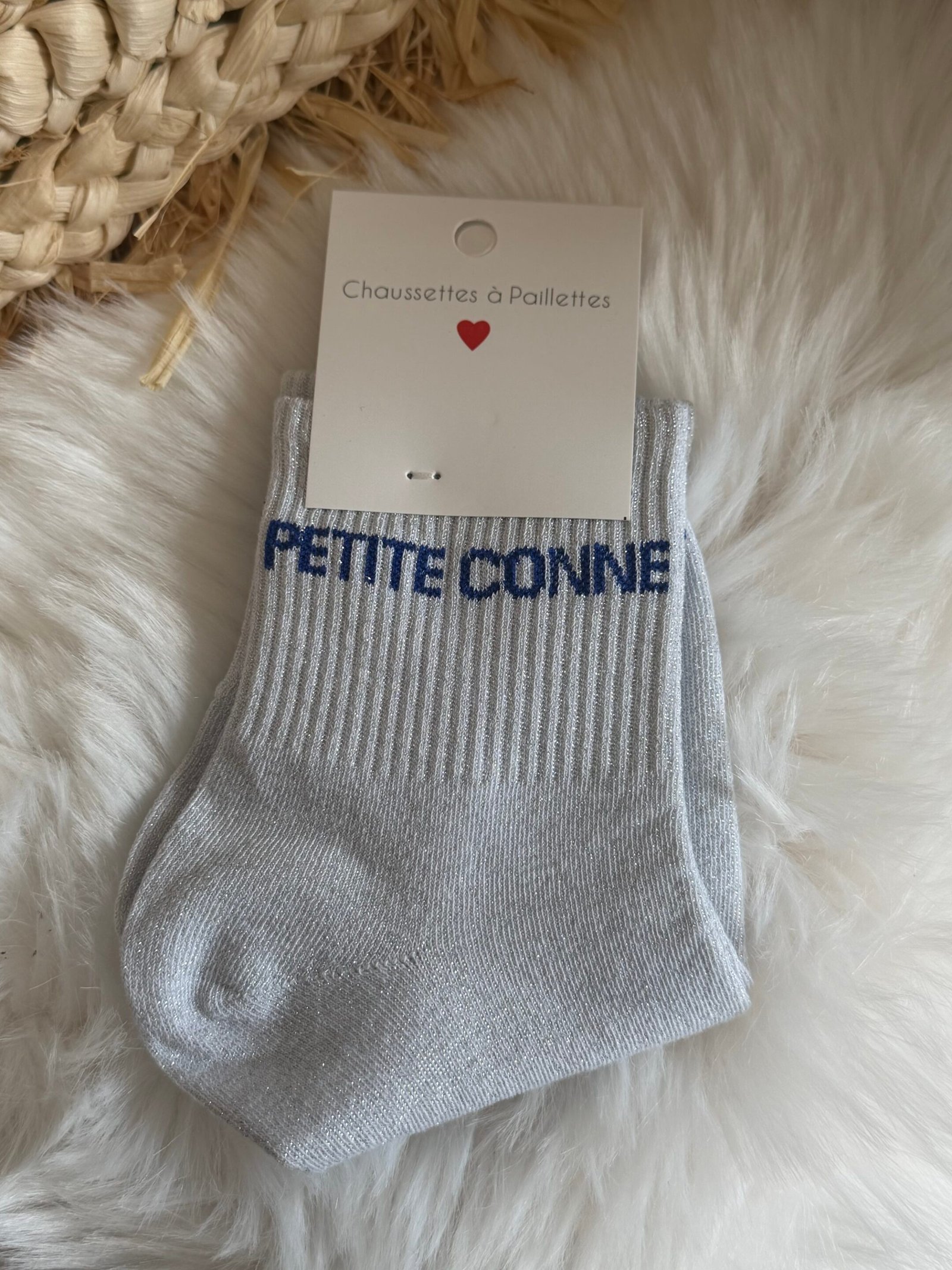 Chaussettes à paillettes – Modèle Petite Conne