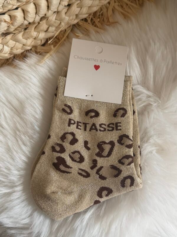 Chaussettes à paillettes - Modèle Pétasse