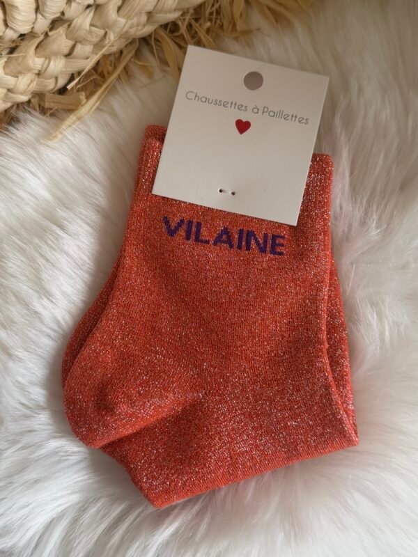 Chaussettes à paillettes - Modèle Vilaine
