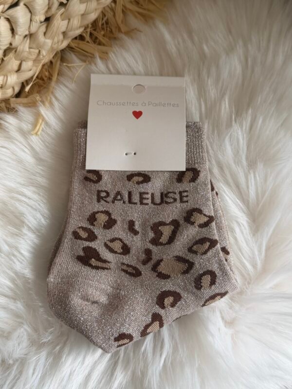 Chaussettes à paillettes - Modèle Râleuse