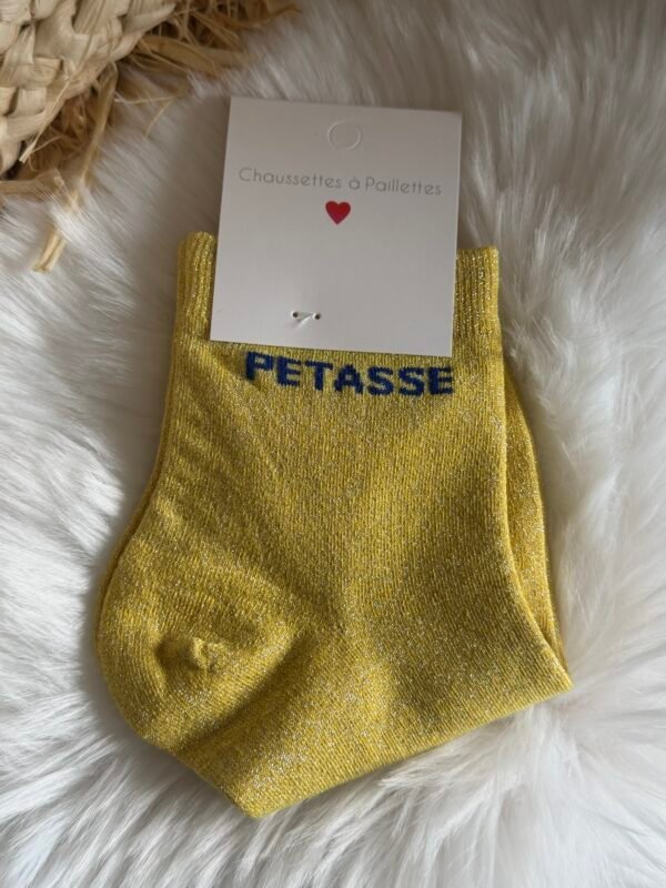 Chaussettes à paillettes - Modèle Pétasse