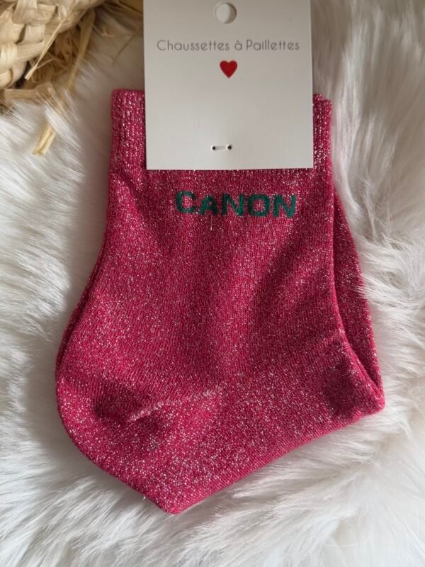 Chaussettes à paillettes - Modèle Canon