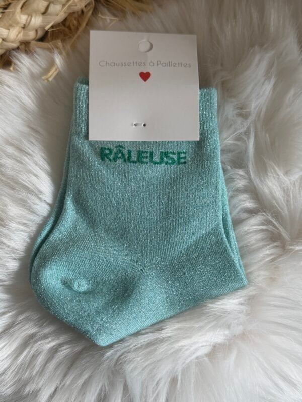 Chaussettes à paillettes - Modèle Râleuse