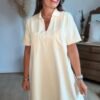 Robe beige  - Modèle Fiona