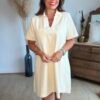 Robe beige  - Modèle Fiona
