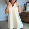 Robe beige  - Modèle Fiona