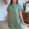 Robe verte  - Modèle Carry