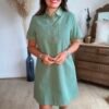 Robe verte  - Modèle Carry