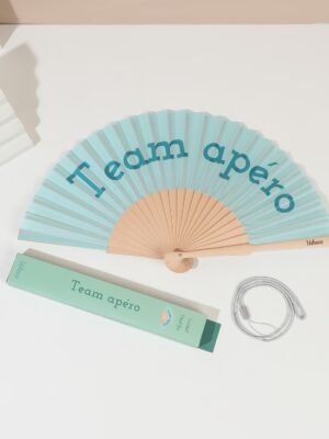 Éventail - Modèle Team Apéro
