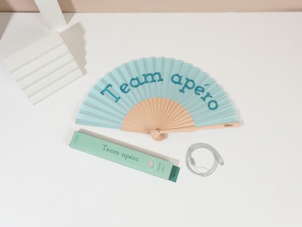 Éventail - Modèle Team Apéro