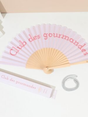 Éventail -  Modèle Club gourmandes