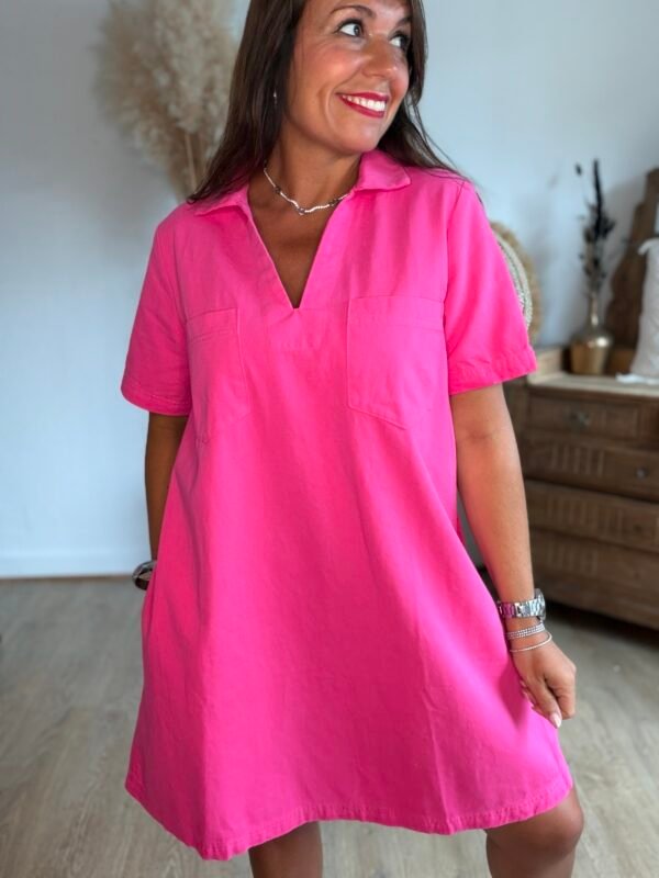 Robe fuschia - Modèle Fiona