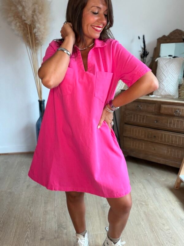 Robe fuschia - Modèle Fiona