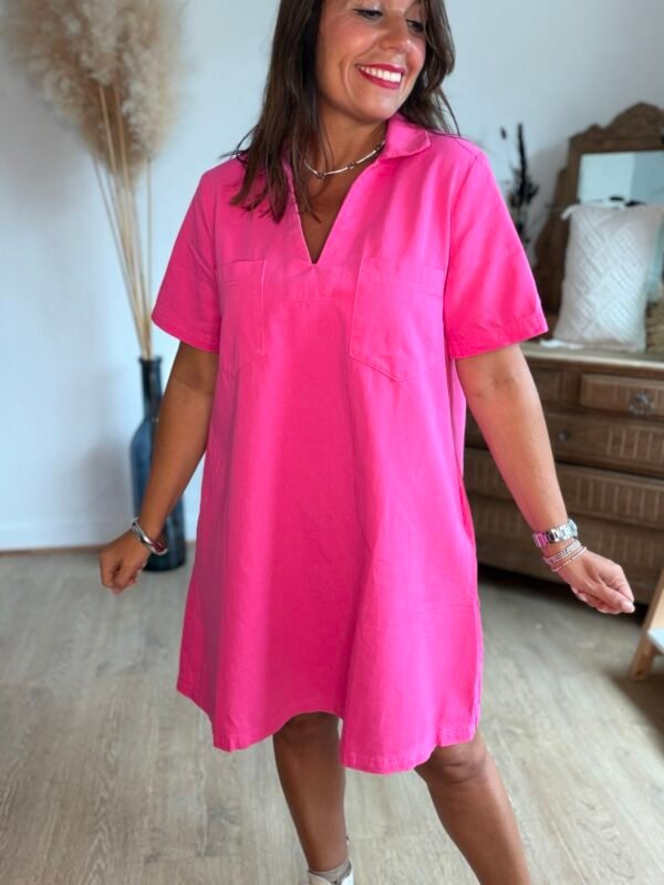 Robe fuschia - Modèle Fiona