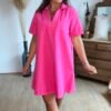 Robe fuschia - Modèle Fiona