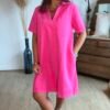 Robe fuschia - Modèle Fiona