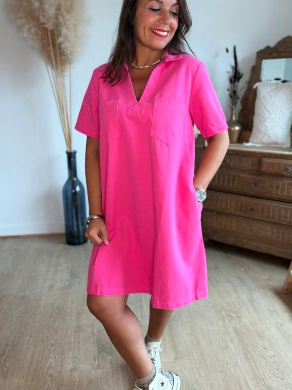 Robe fuschia - Modèle Fiona