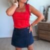 Jupe Short en jean brut - Modèle Jadene