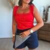 Jupe Short en jean brut - Modèle Jadene