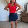 Jupe Short en jean brut - Modèle Jadene