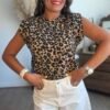 Top léopard - Modèle Fanny