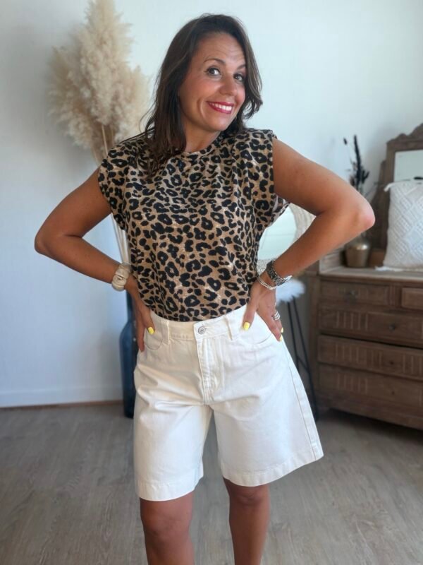 Top léopard - Modèle Fanny