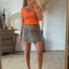 Jupe short léopard - Modèle Jodie