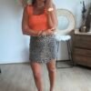 Jupe short léopard - Modèle Jodie