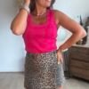 TOP MAGENTA Top en maille fushia - Modèle Charlotte