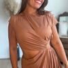 Robe longue terracota - Modèle Palma