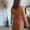 Robe longue terracota - Modèle Palma