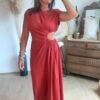 ROBE BRIQUE Robe longue Terracota - Modèle Palma