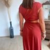 ROBE LONGUE BRIQUE Robe longue Terracota - Modèle Palma
