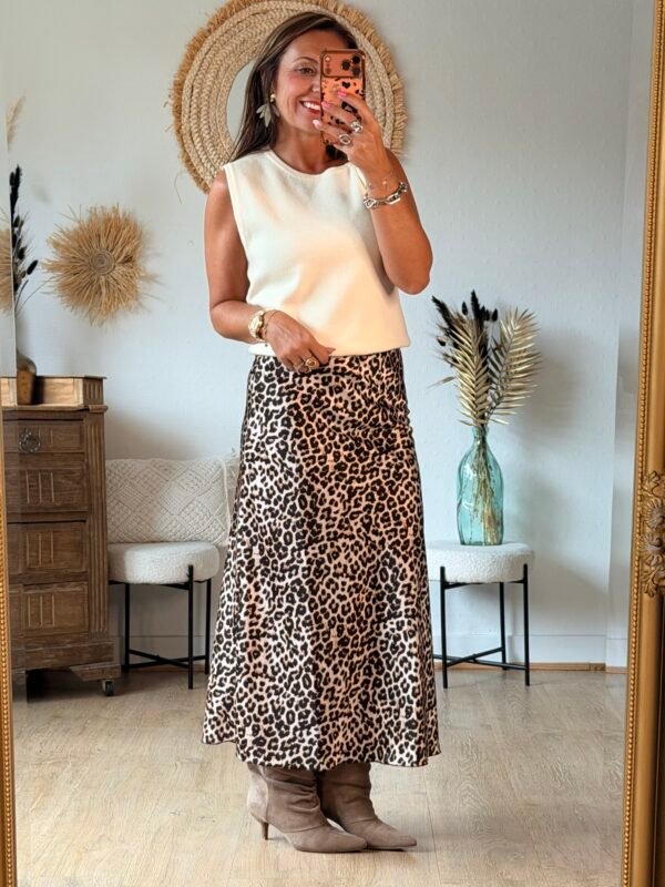 Top sans manches beige - Modèle Jim