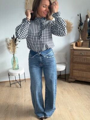 Jean Wide Leg  bleu - Modèle WILL
