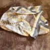 Petit foulard carré taupe
