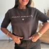 Pull manches 3/4 chocolat - Modèle Billie