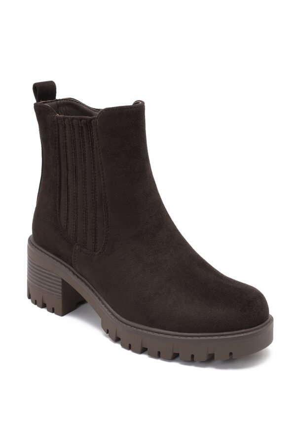 Bottines chocolat - Modèle Cathy