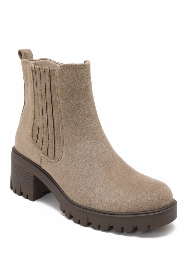 Bottines taupe  - Modèle Cathy