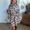Robe chemise à carreaux - Modèle Max