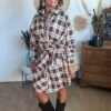 Robe chemise à carreaux - Modèle Max