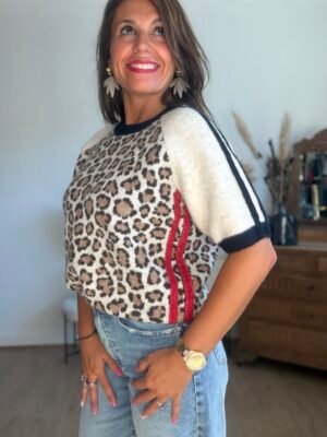 Pull Maille Léopard - Modèle Franca