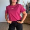 T shirt bordeaux amour - Modèle Ella