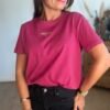 T shirt bordeaux amour - Modèle Ella