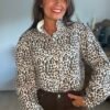 Chemise léopard - Modèle Sandra