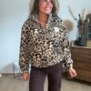Veste Zippée Moumouté Léopard
 - Modèle Mona