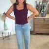 Top en Maille à Bordures Festonnées - Modèle Fanny