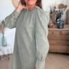 Robe courte Denim kaki - Modèle Jenna